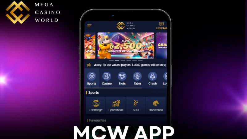 Hướng dẫn tải APP MCW Casino